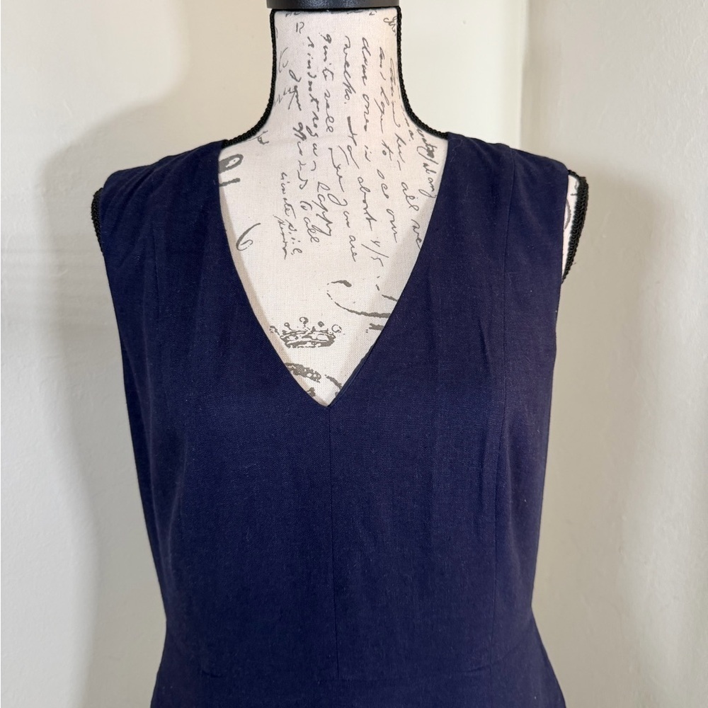 JB by Julie Brown Navy and White Midi Dress - Picture 2 of 10